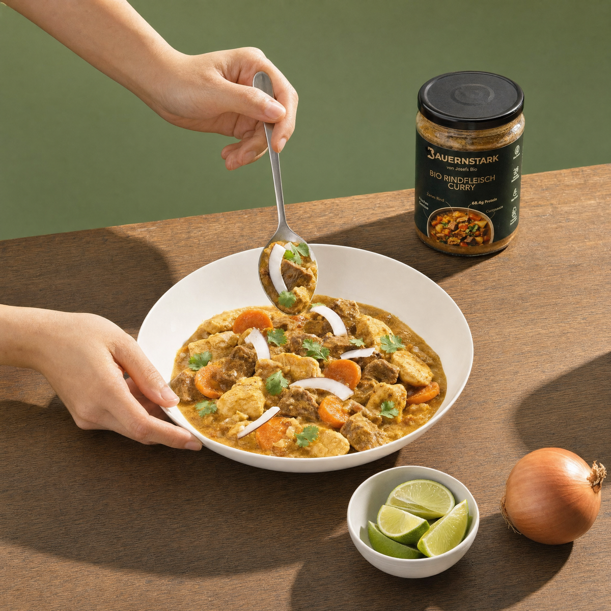 Bio Rindfleisch Curry